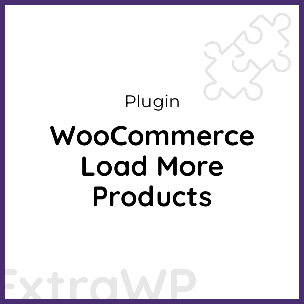 WooCommerce Load More Products