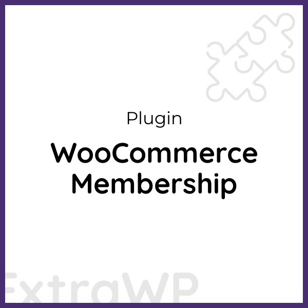 WooCommerce Membership