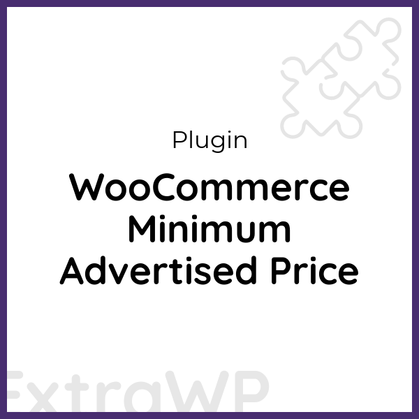 WooCommerce Minimum Advertised Price