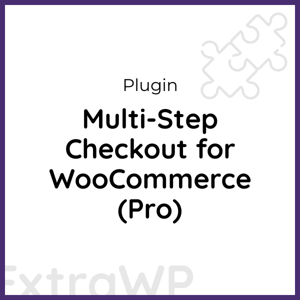 Multi-Step Checkout for WooCommerce (Pro)