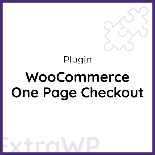 WooCommerce One Page Checkout