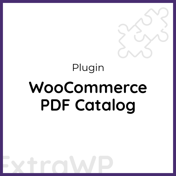 WooCommerce PDF Catalog