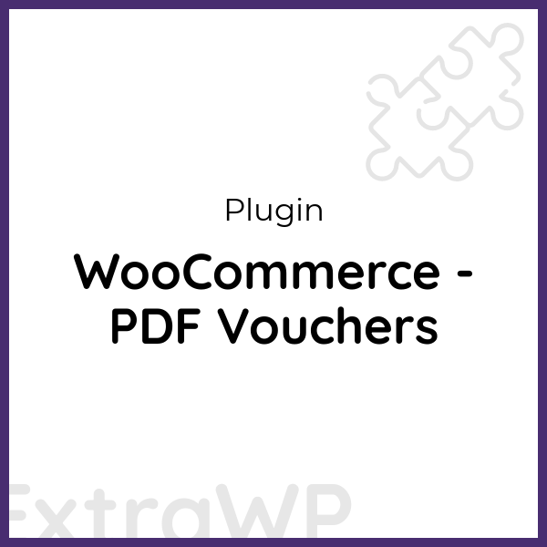 WooCommerce - PDF Vouchers