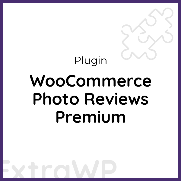 WooCommerce Photo Reviews Premium