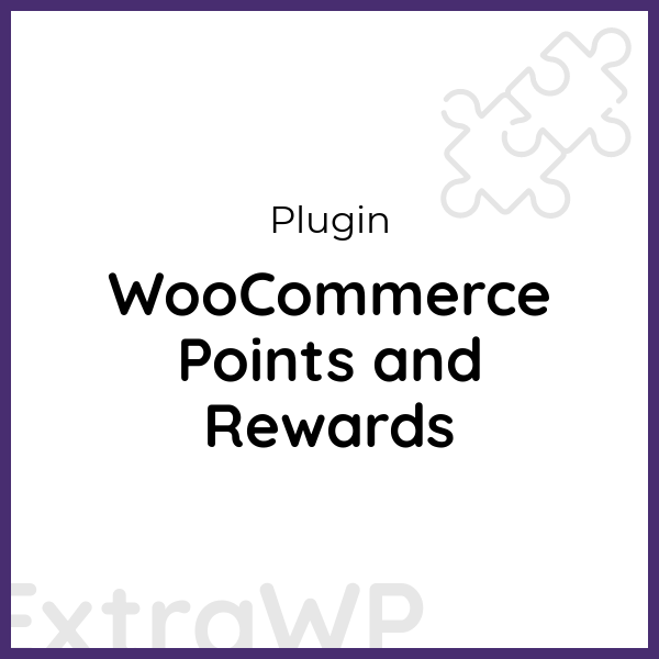 WooCommerce Points and Rewards