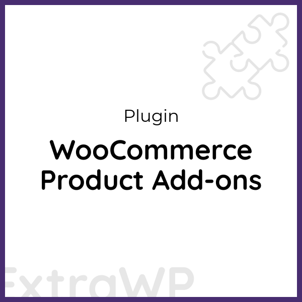 WooCommerce Product Add-ons