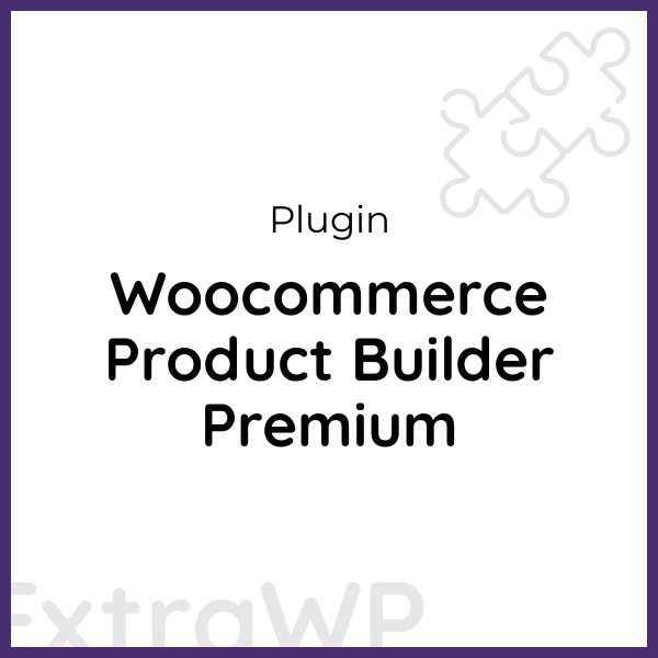Woocommerce Product Builder Premium