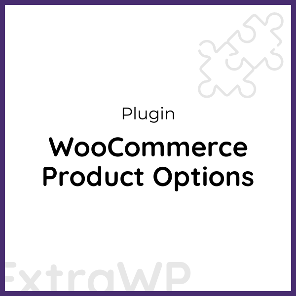 WooCommerce Product Options