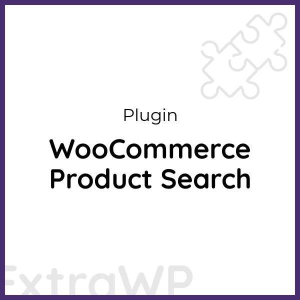 WooCommerce Product Search