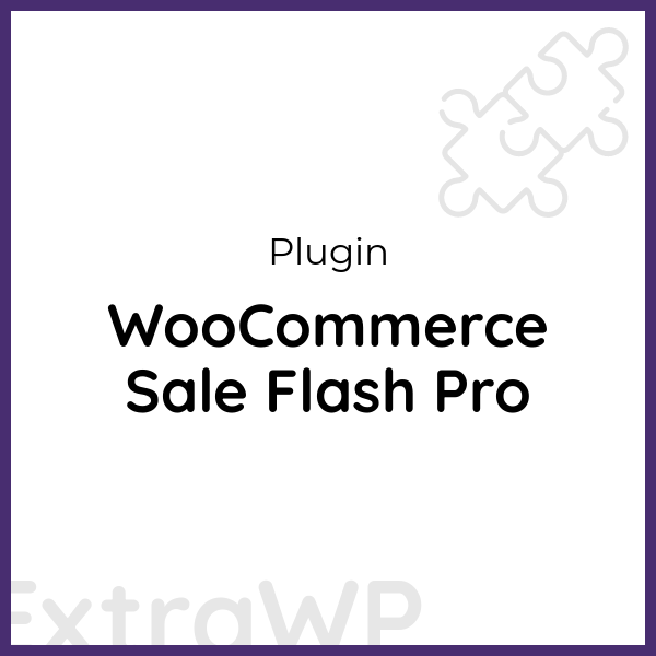 WooCommerce Sale Flash Pro