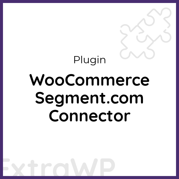 WooCommerce Segment.com Connector