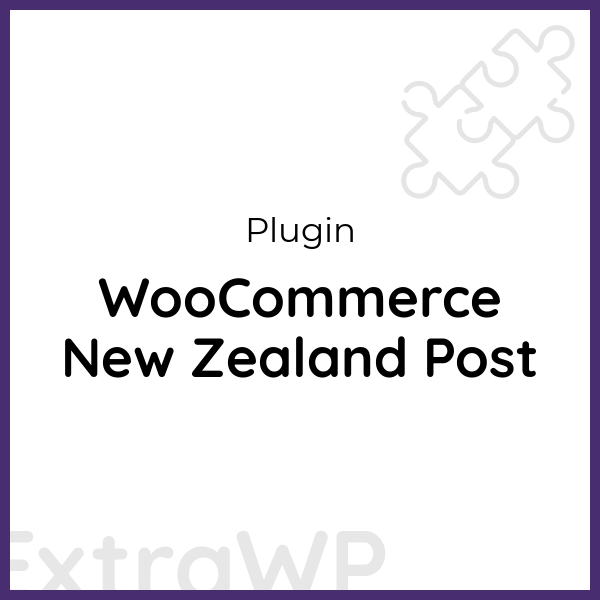 WooCommerce New Zealand Post