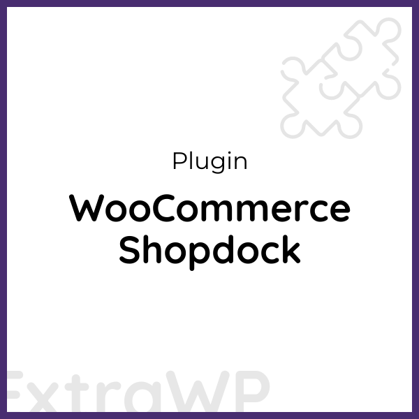 WooCommerce Shopdock