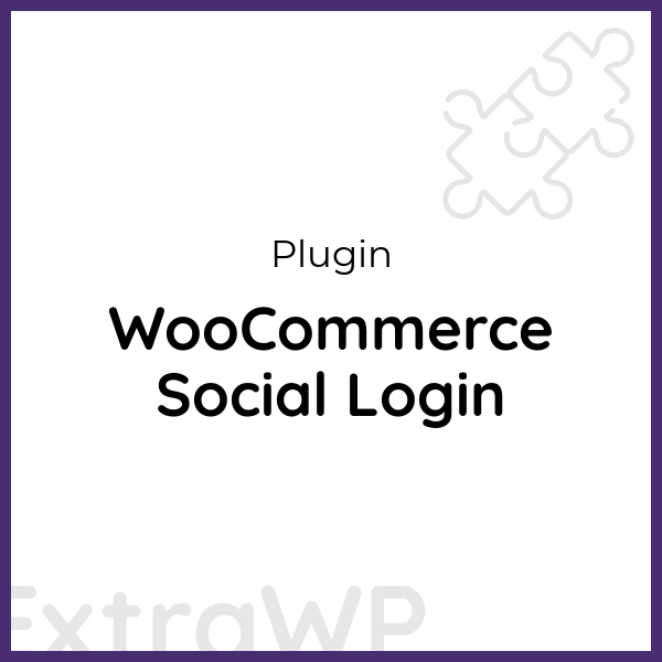 WooCommerce Social Login