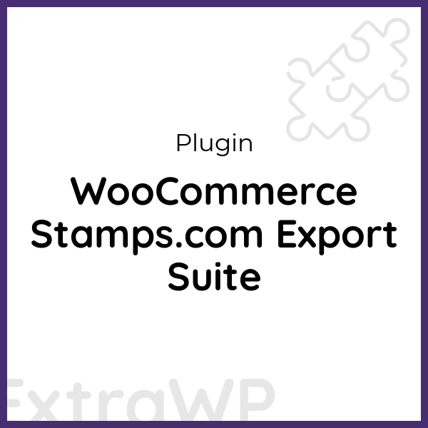 WooCommerce Stamps.com Export Suite