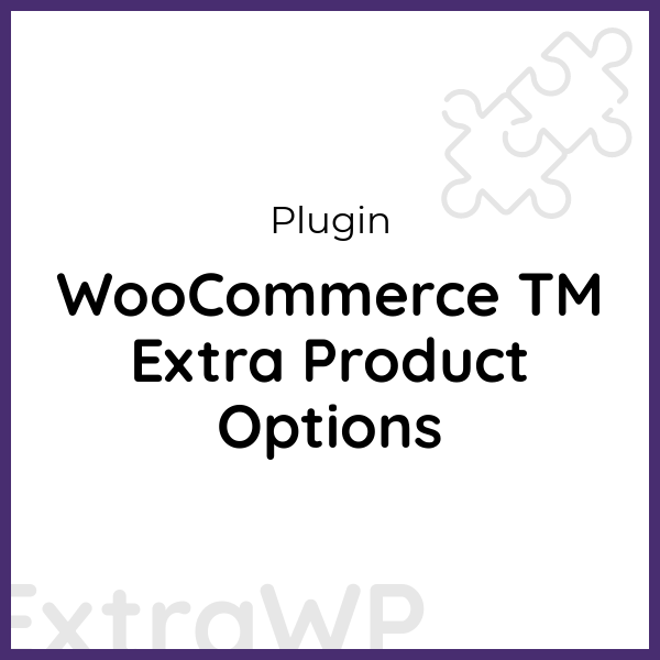 WooCommerce TM Extra Product Options