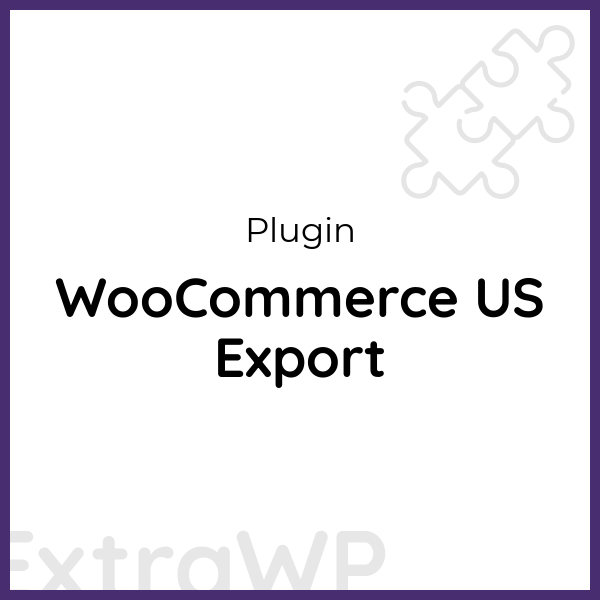 WooCommerce US Export