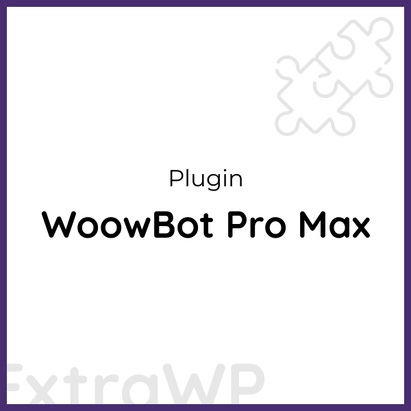 WoowBot Pro Max