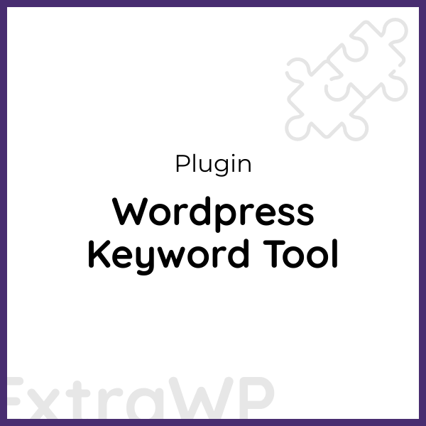 Wordpress Keyword Tool