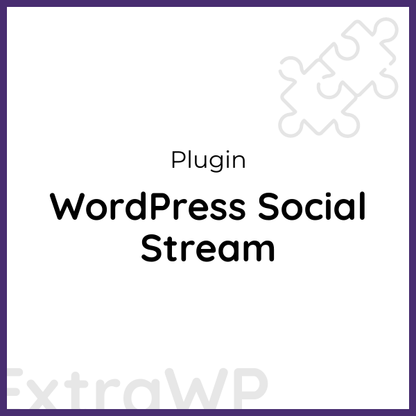 WordPress Social Stream