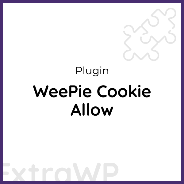 WeePie Cookie Allow