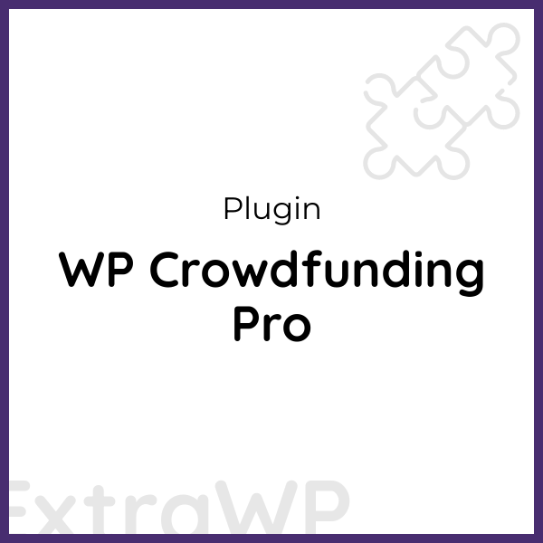 WP Crowdfunding Pro