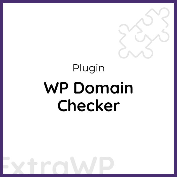 WP Domain Checker