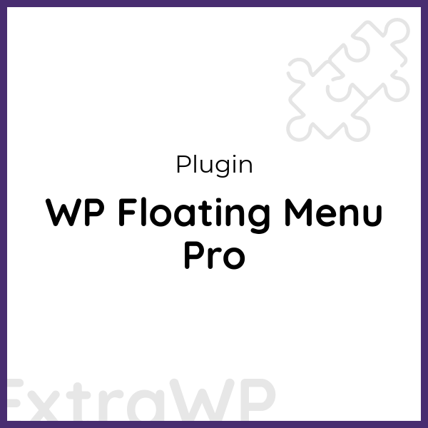 WP Floating Menu Pro