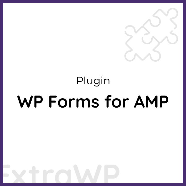 WP Forms for AMP