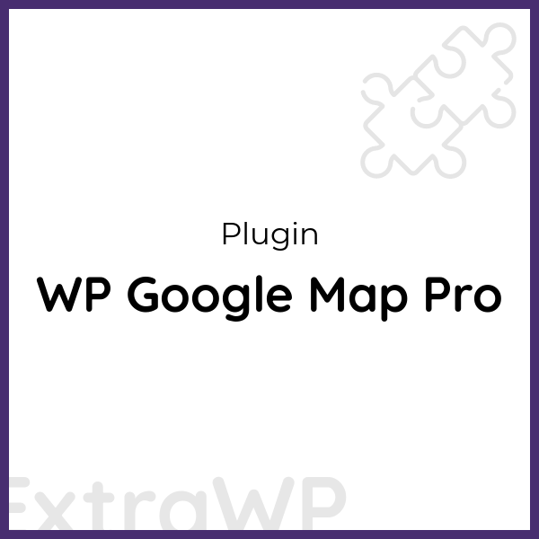 WP Google Map Pro