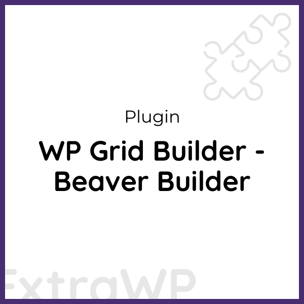 WP Grid Builder - Beaver Builder