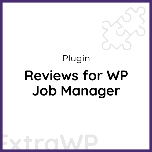 Reviews for WP Job Manager