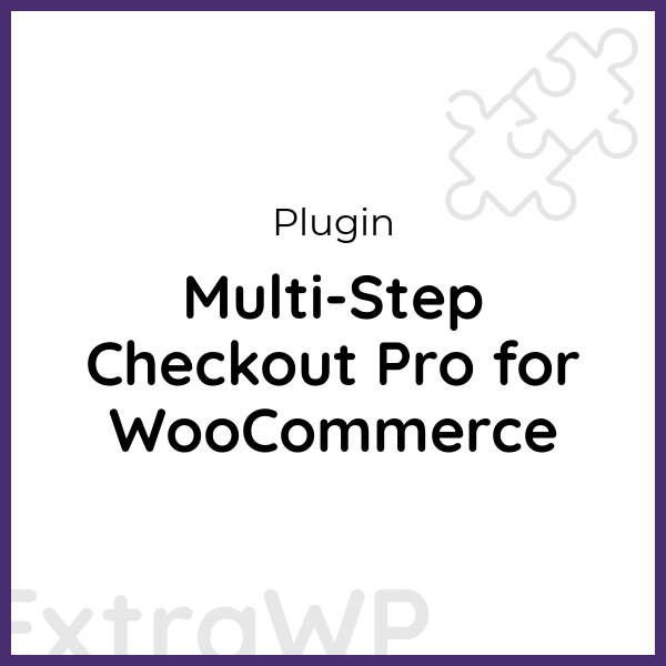 Multi-Step Checkout Pro for WooCommerce