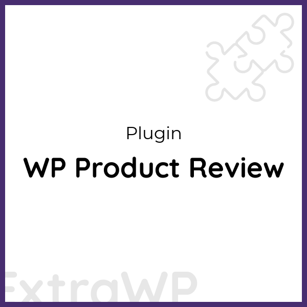 WP Product Review