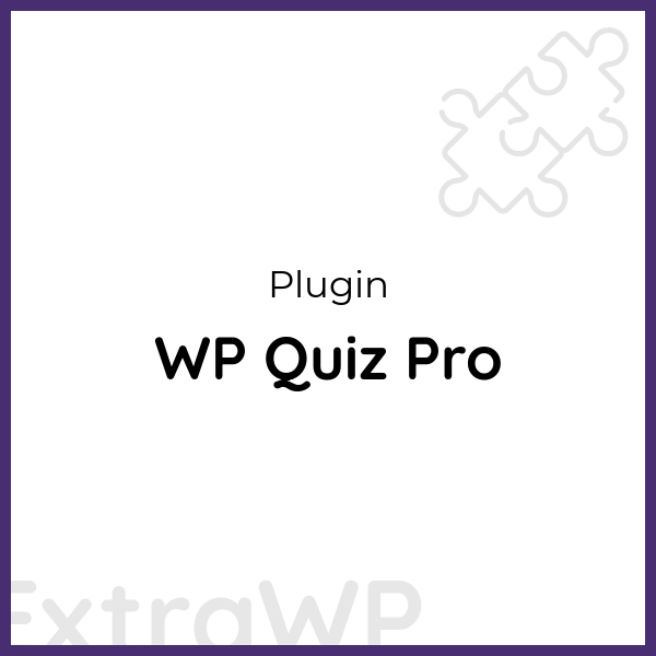 WP Quiz Pro