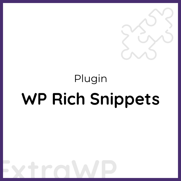 WP Rich Snippets