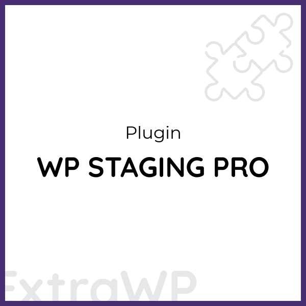 WP STAGING PRO