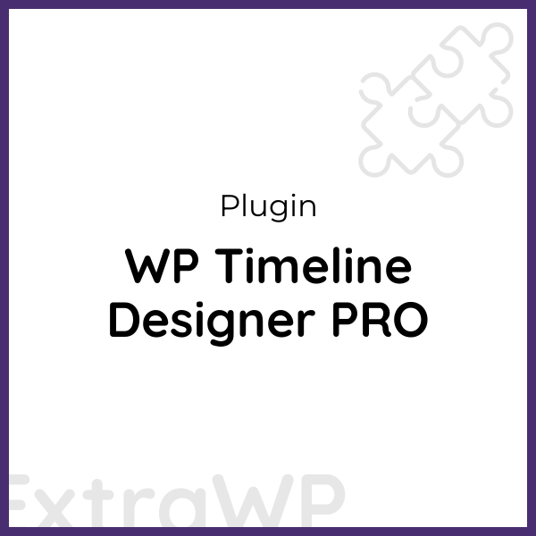 WP Timeline Designer PRO