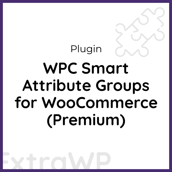 WPC Smart Attribute Groups for WooCommerce (Premium)