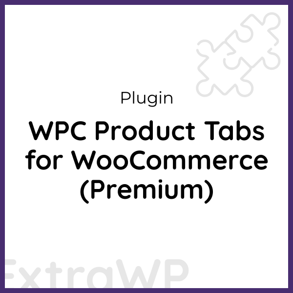 WPC Product Tabs for WooCommerce (Premium)