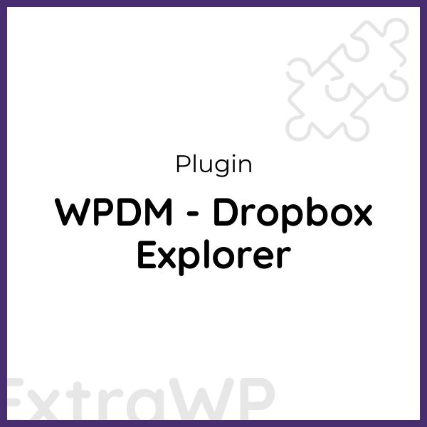 WPDM - Dropbox Explorer