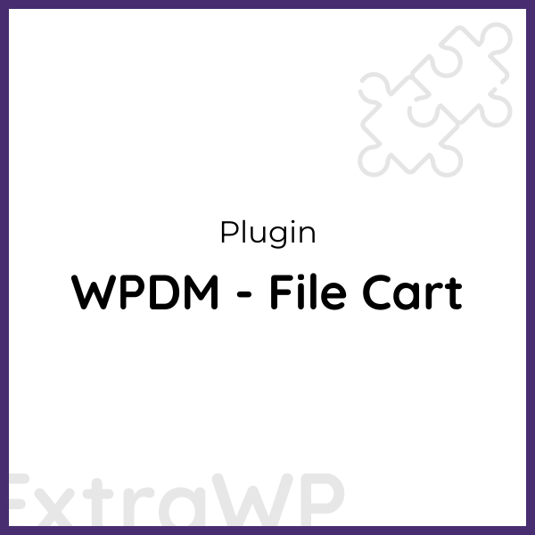 WPDM - File Cart