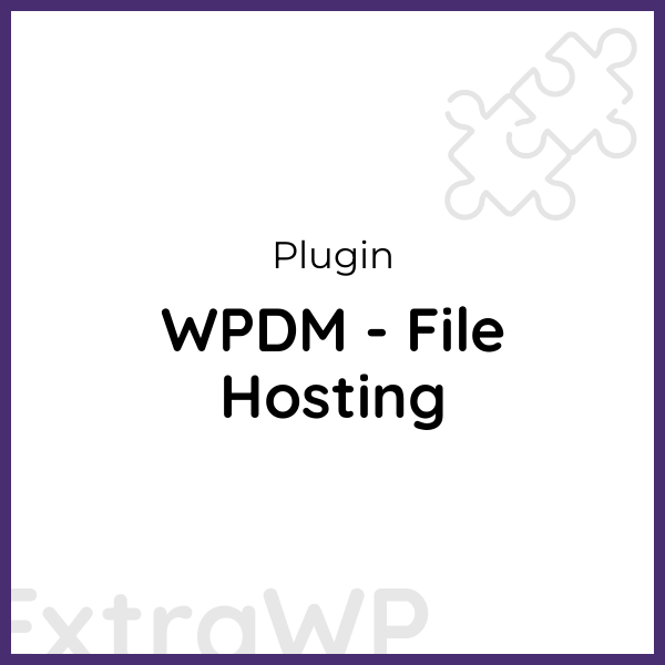 WPDM - File Hosting