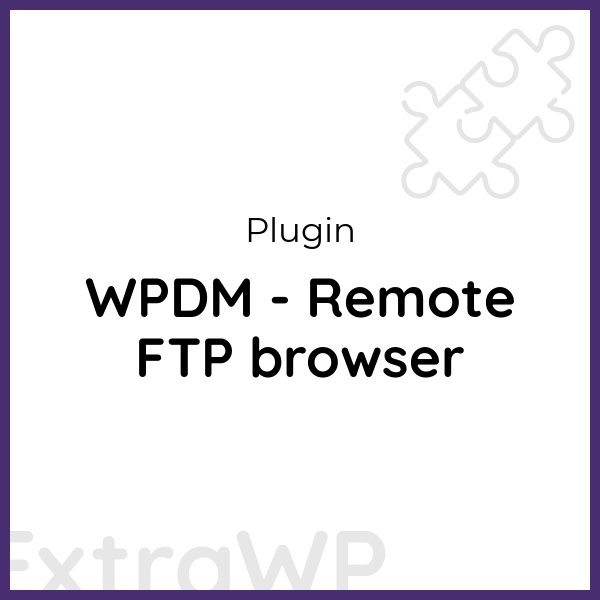 WPDM - Remote FTP browser