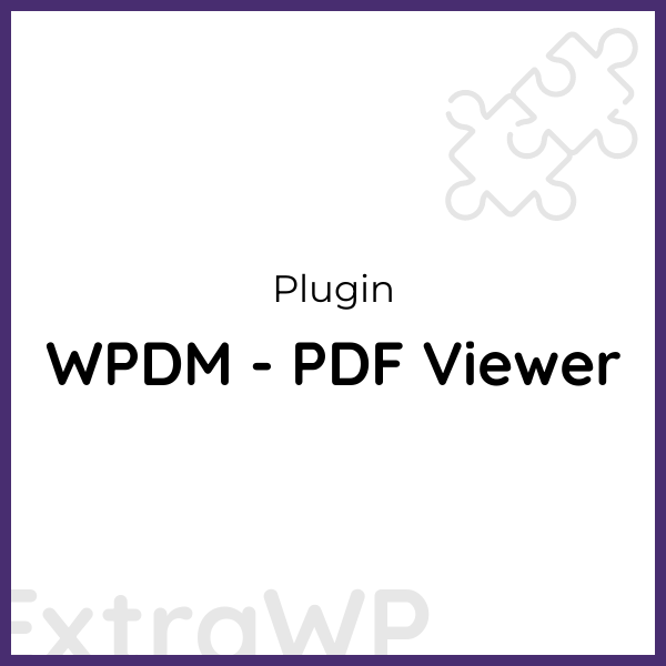 WPDM - PDF Viewer