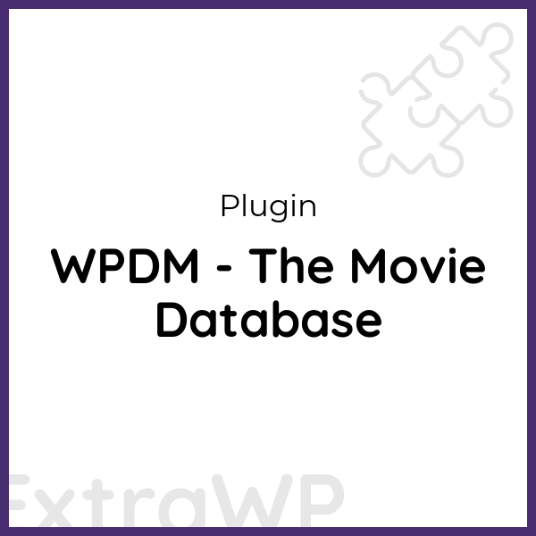 WPDM - The Movie Database