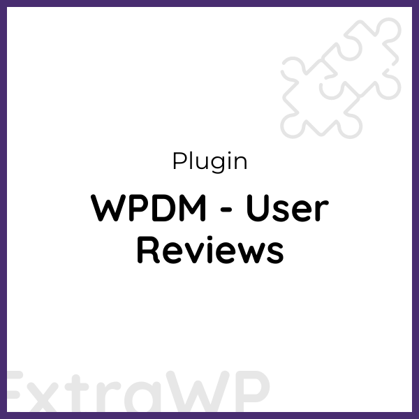 WPDM - User Reviews