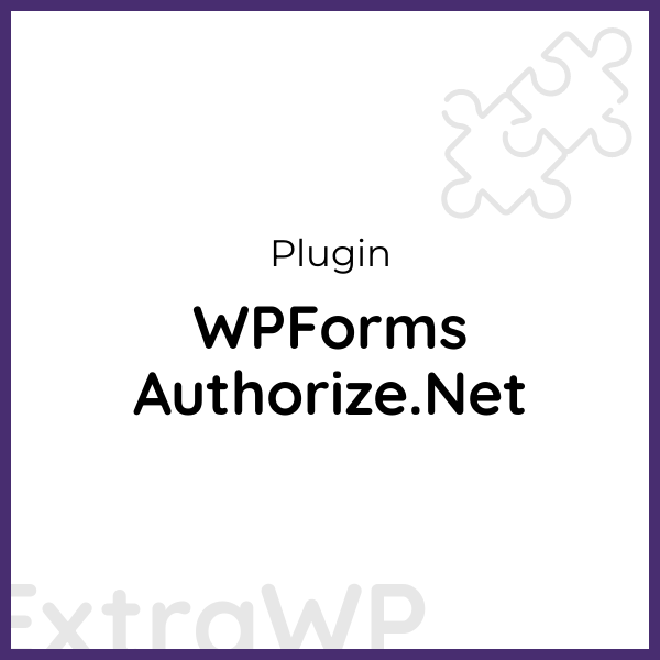 WPForms Authorize.Net