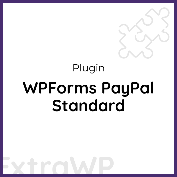 WPForms PayPal Standard