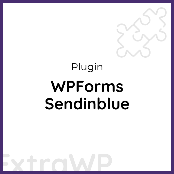 WPForms Sendinblue